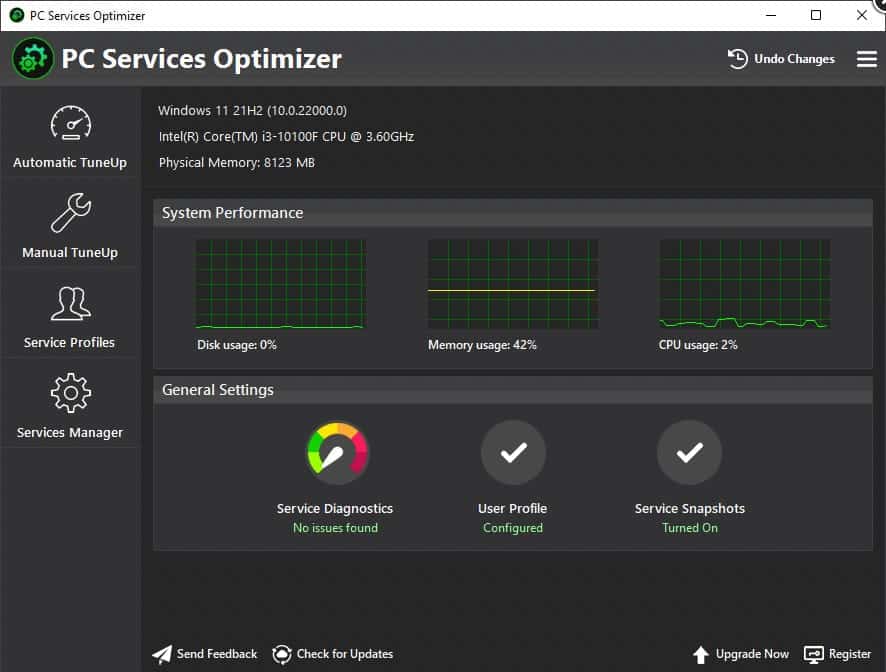 PC Services Optimizer