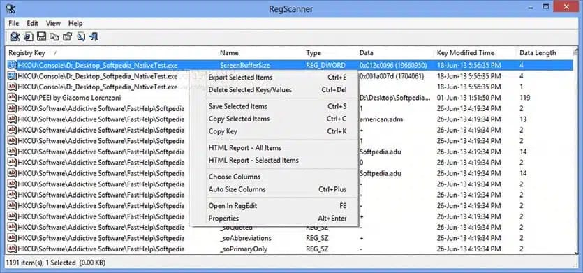 RegScanner